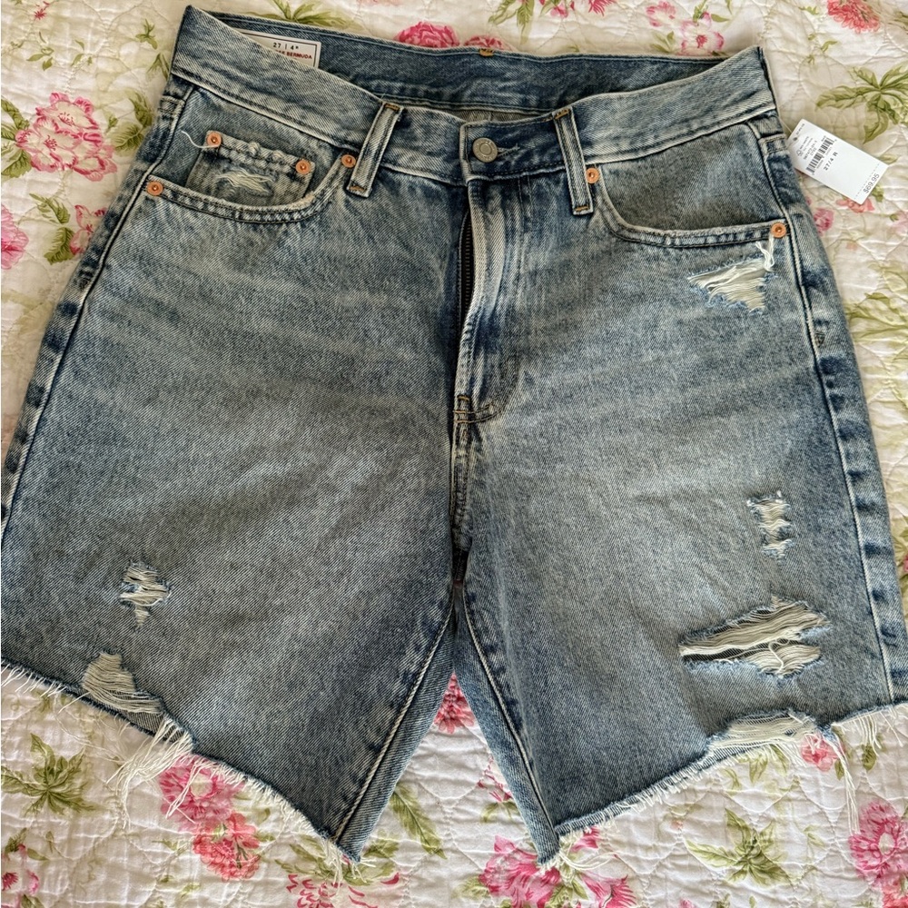 GAP Blue Denim Bermuda Shorts